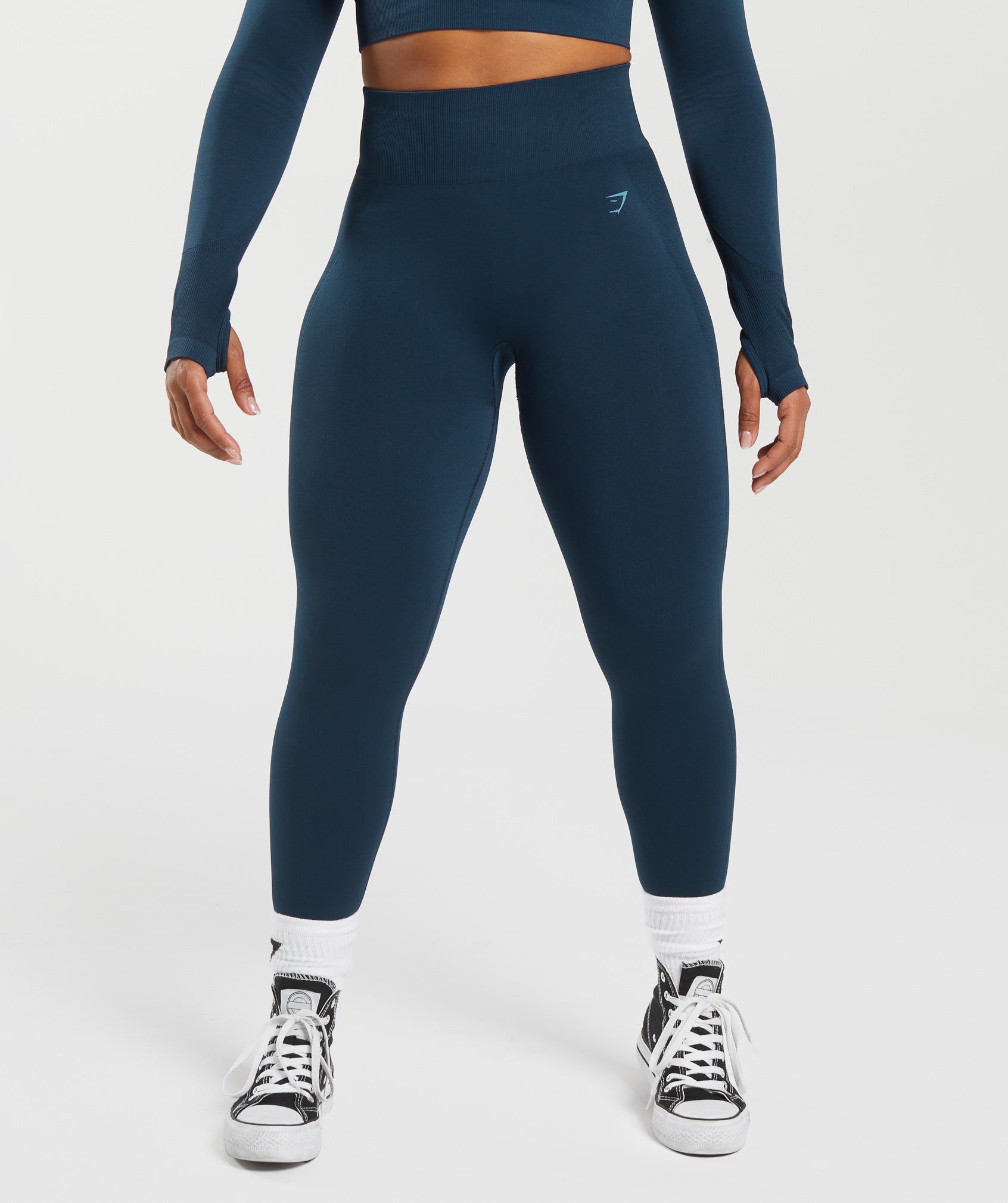 Navy hot sale gym tights