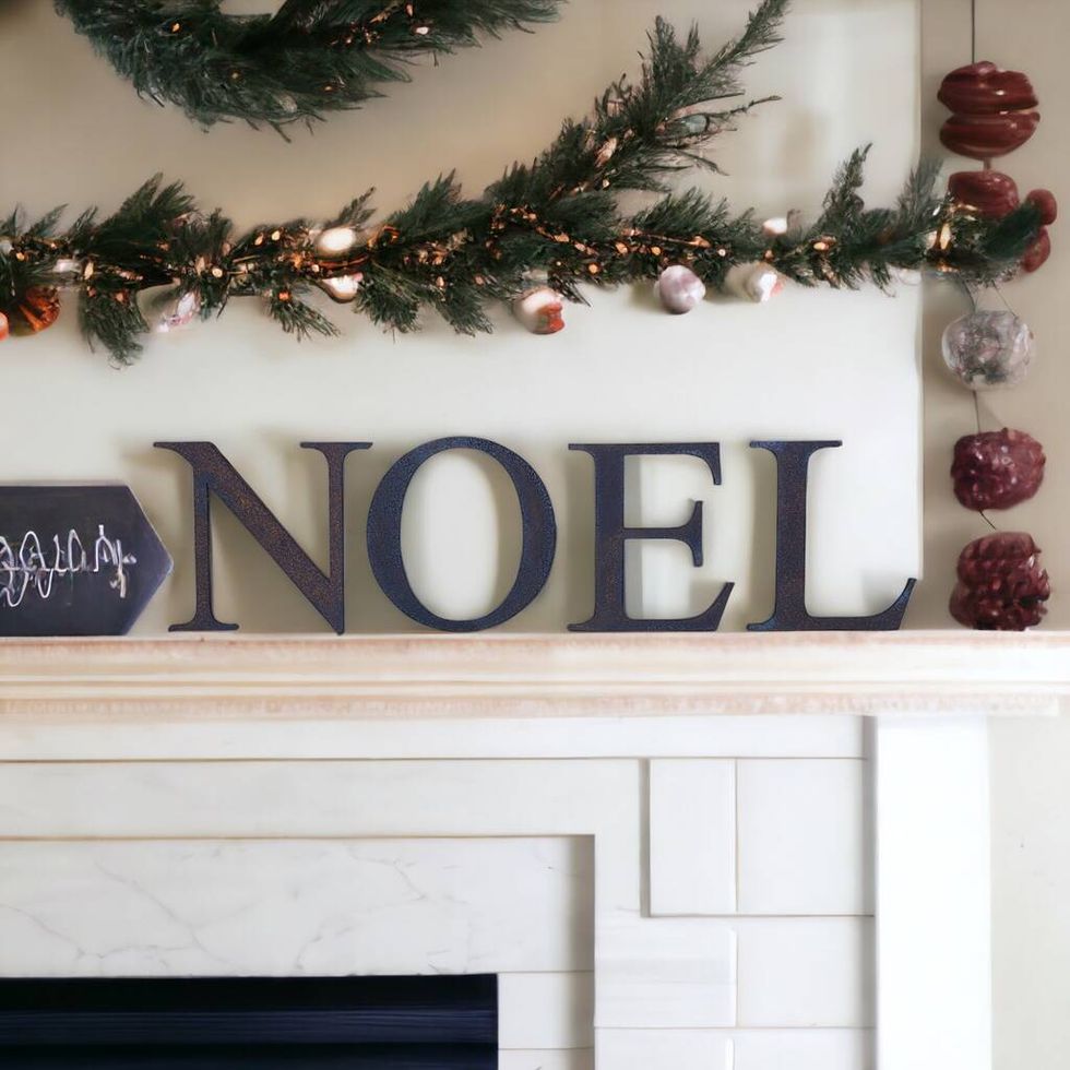Noel Christmas Mantlepiece Fireplace Decoration Sign