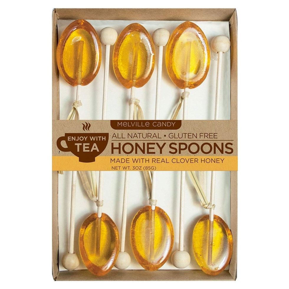 All Natural Tea Honey Spoons & Lollipops Gift Box 