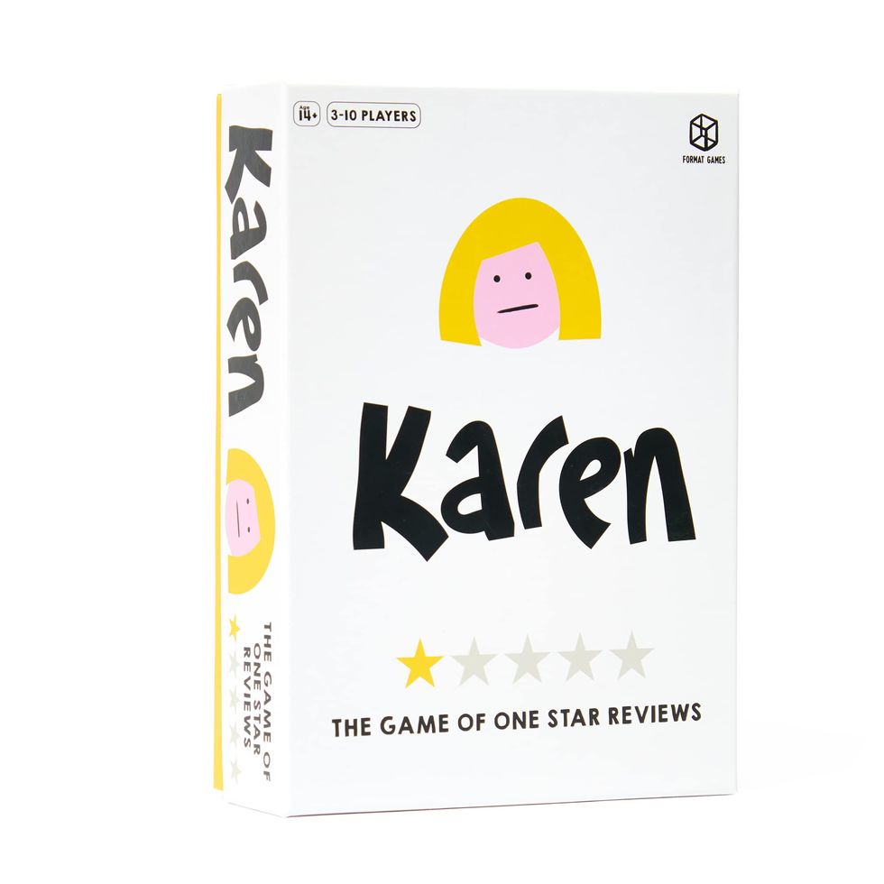 Format Games Karen Bluffing Party Game By TV And Radio Personality Matt Edmondson Ages 14+ 3-10 Players 30-45 Minutes Playing Time