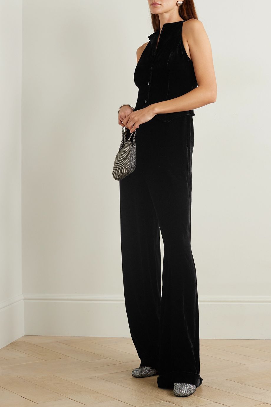 Black sale jumpsuit funeral