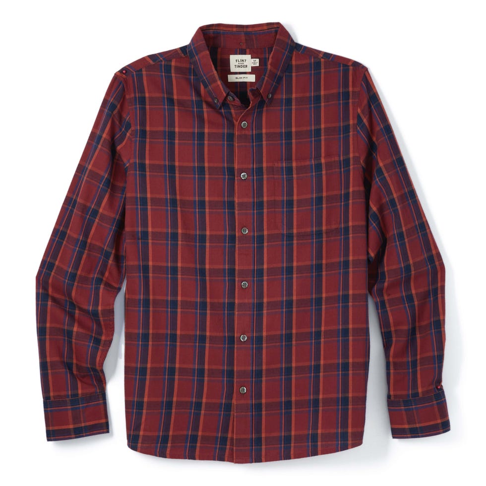 Featherweight Plaid Button Down Shirt