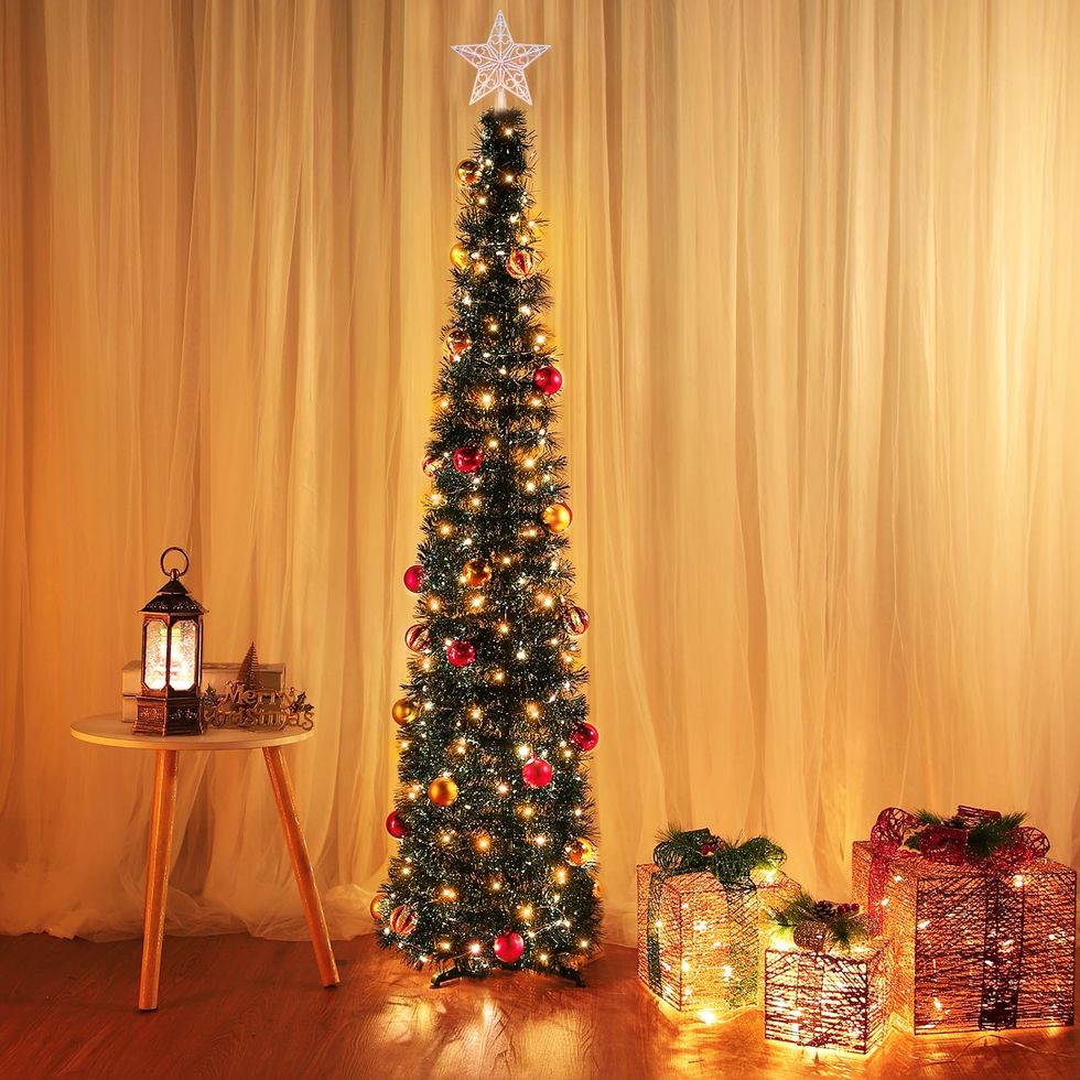 Color Changing pop-up 6' Artificial Christmas Dancing Tree with