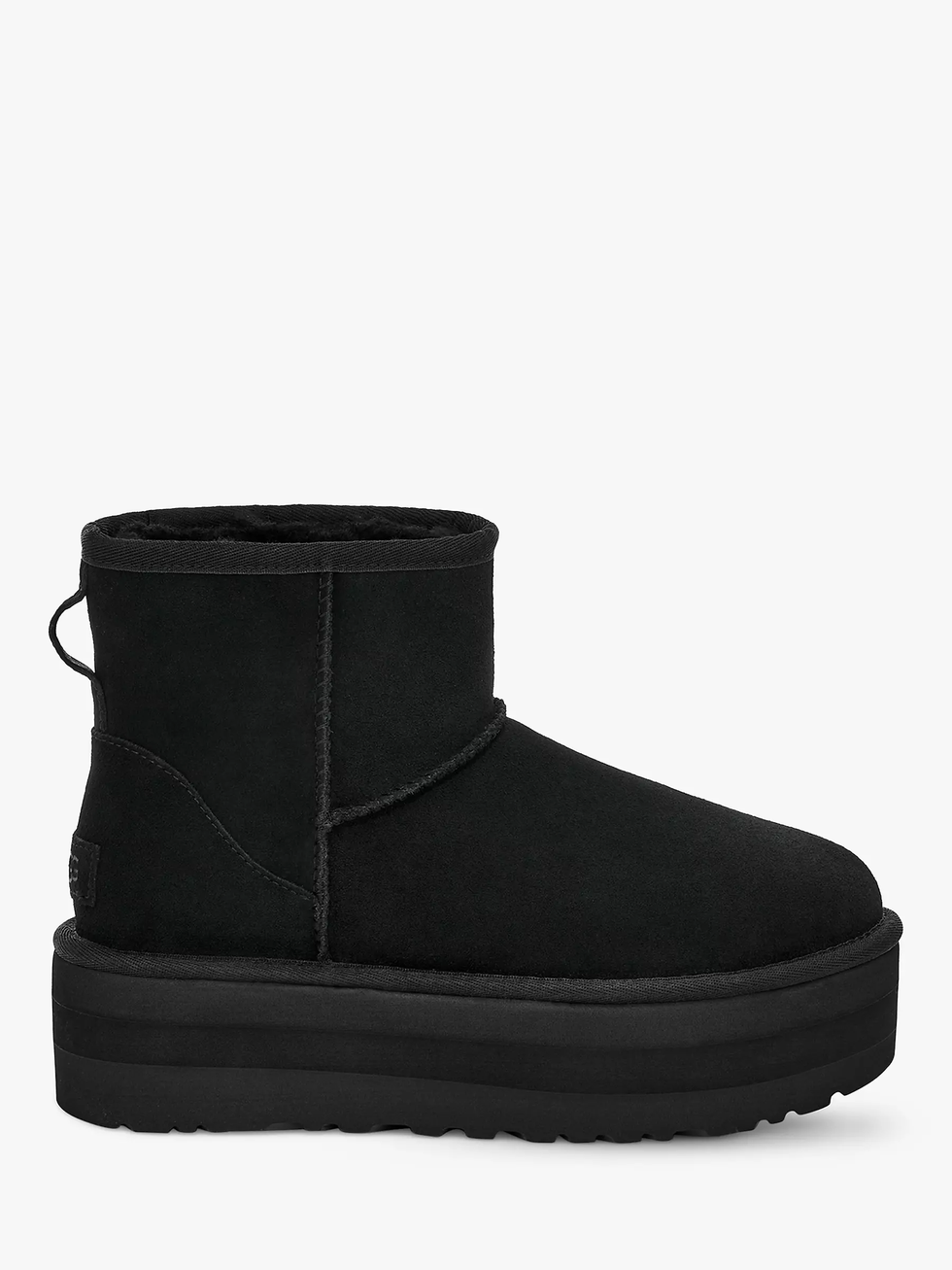 Class Mini Suede Flatform Ankle Boots