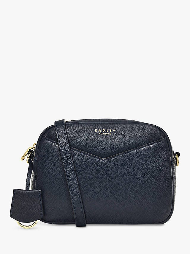 Radley Gordon Road Mini Zip Top Cross Body Bag, Ink