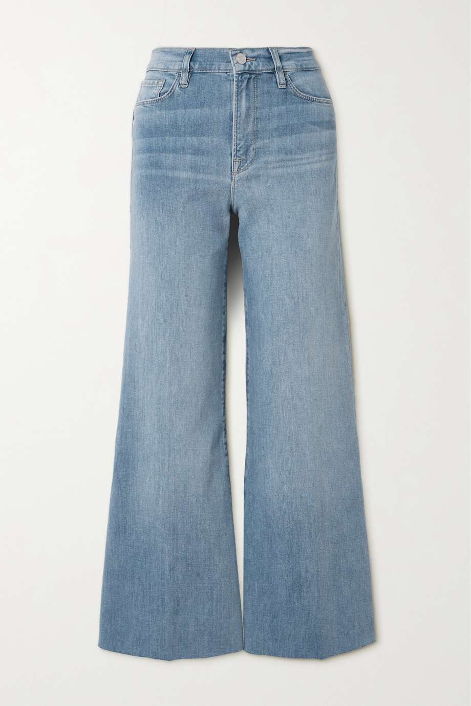 Le Palazzo Cropped Flared Jeans