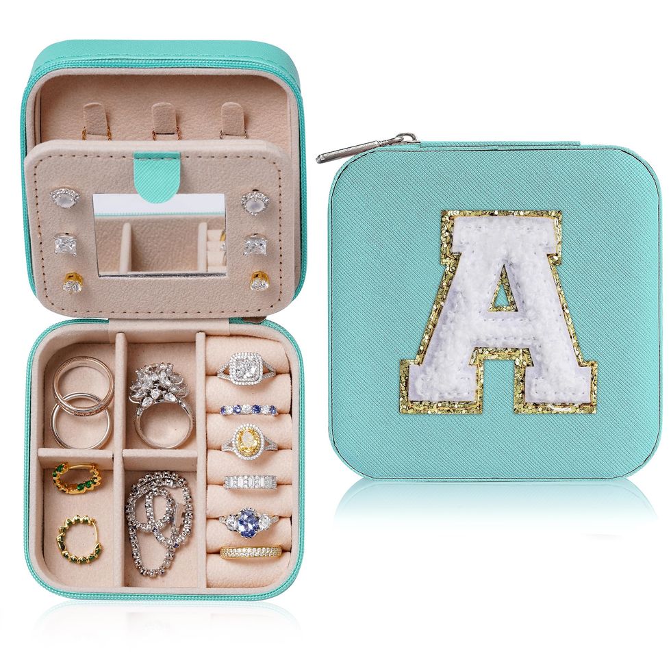 Initial Travel Jewelry Case