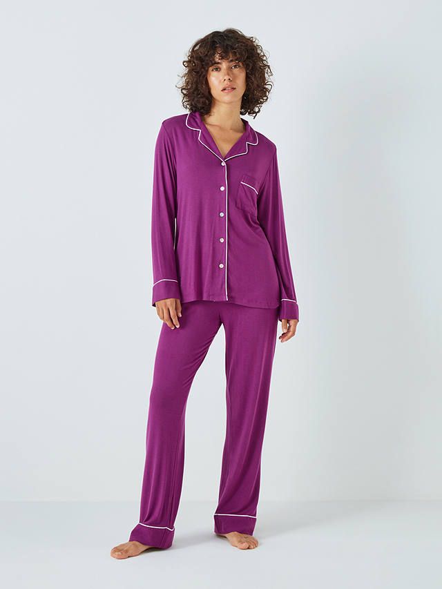 Aria Modal Pyjama Set, Berry