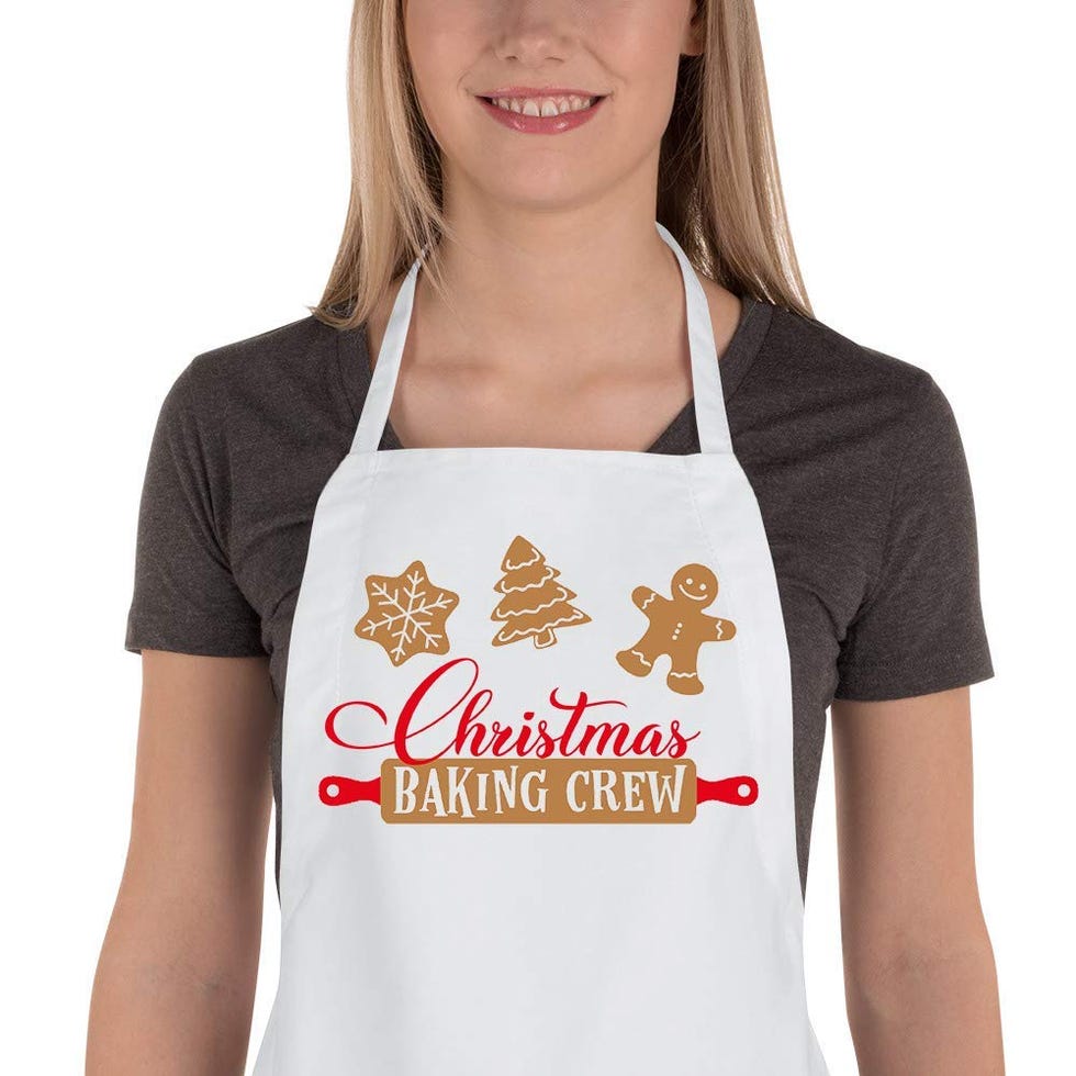 Gingerbread Cookie Baking Crew Custom Christmas Aprons