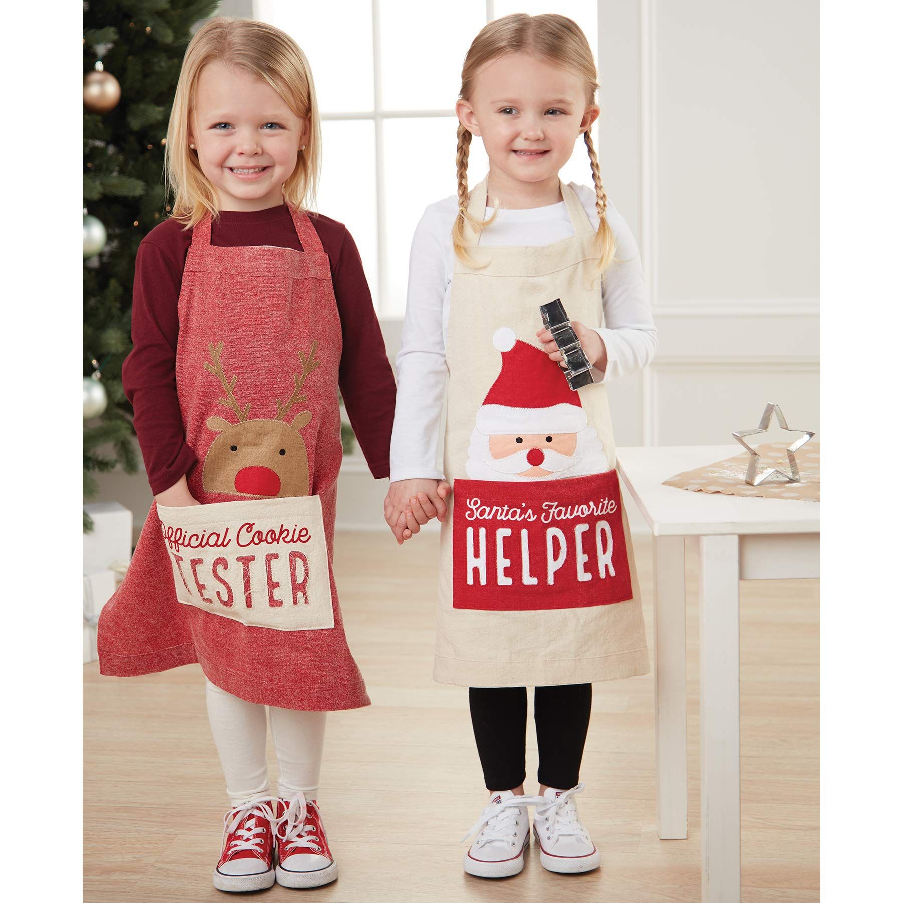 Cute holiday store aprons