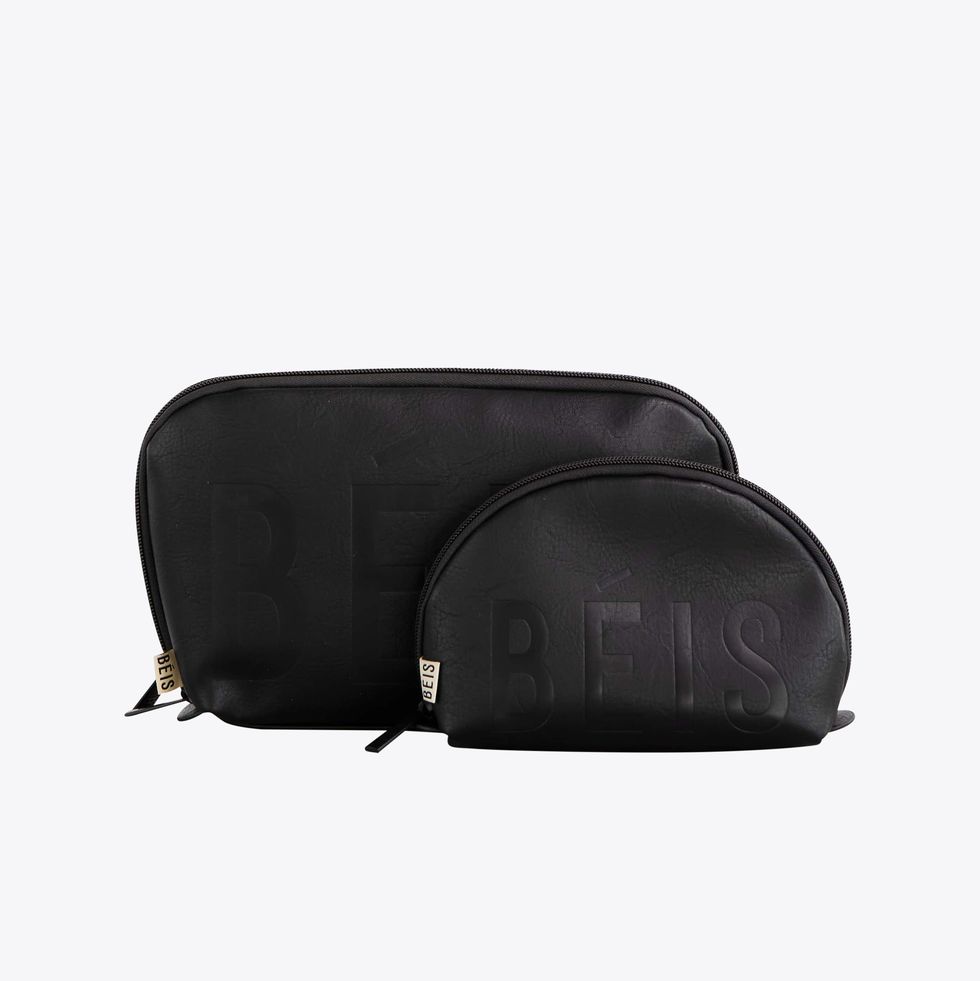 The Cosmetic Pouch Set in Black