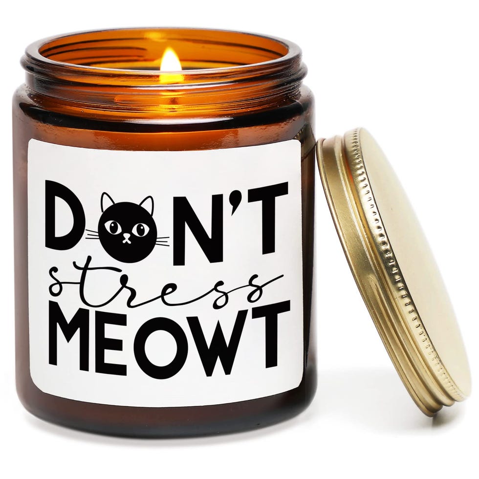 'Don't Stress Meowt' Candle