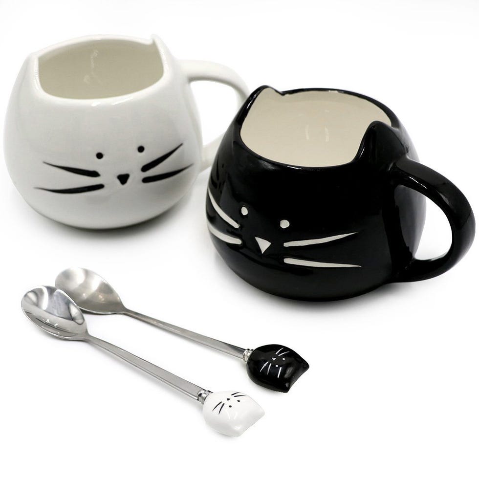 Cute Cat Mug and Spoon Set Cute Cat Mug and Spoon Set