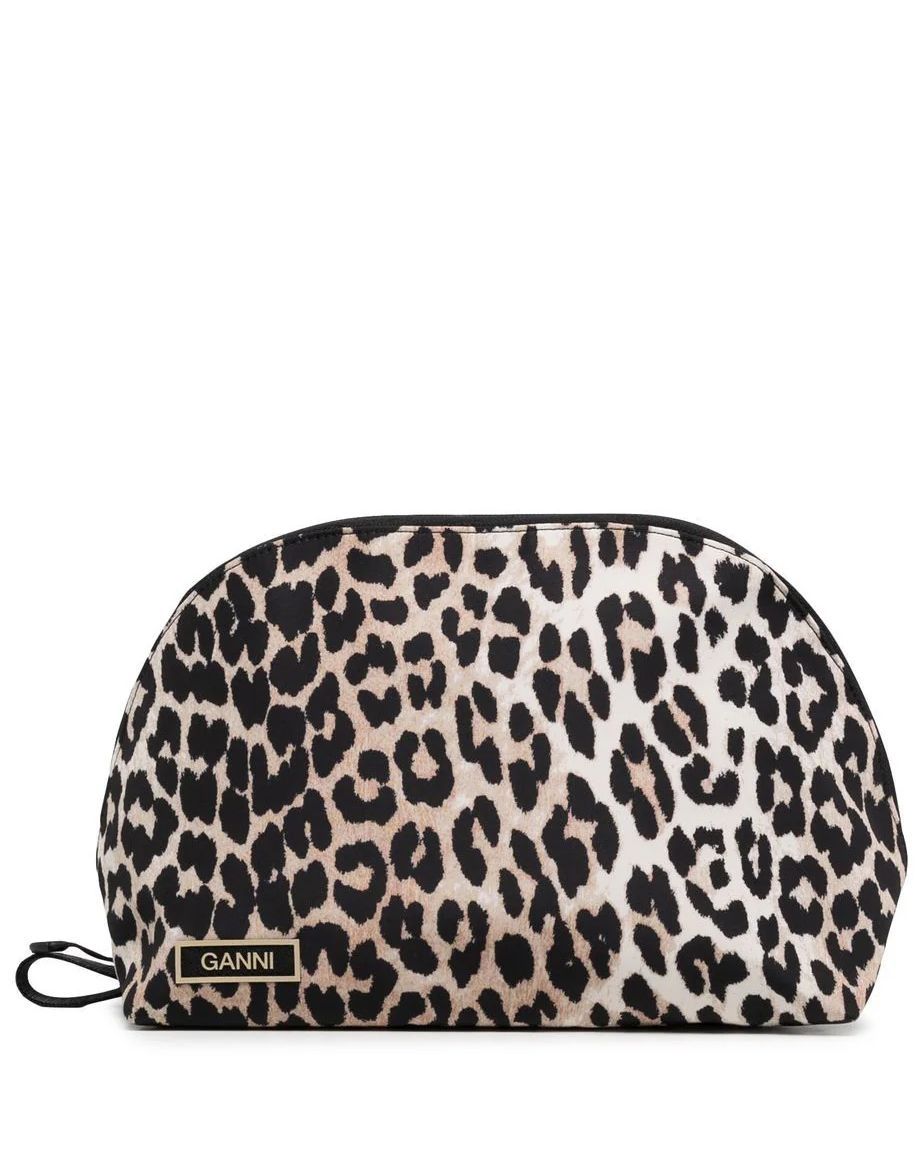 Leopard Print Make up Bag Square Fashion Travel Cosmetic Bags