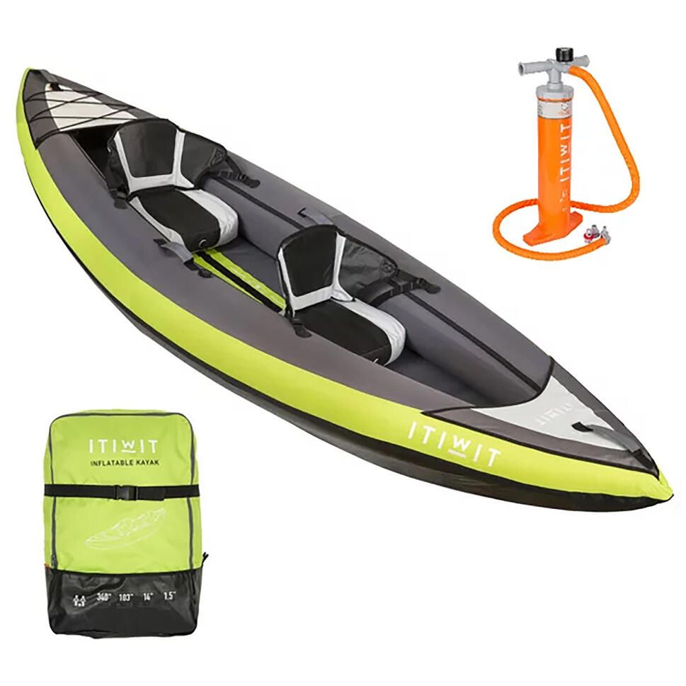 Inflatable Touring Kayak w/ Pump