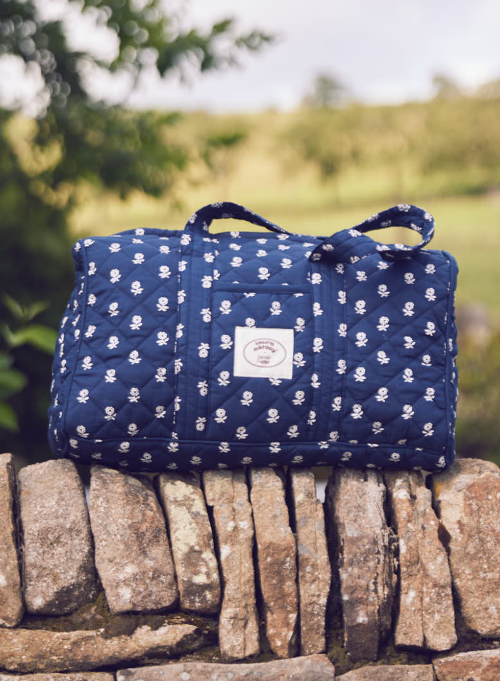 Laura Ashley X Joanie Quilted Overnight Bag