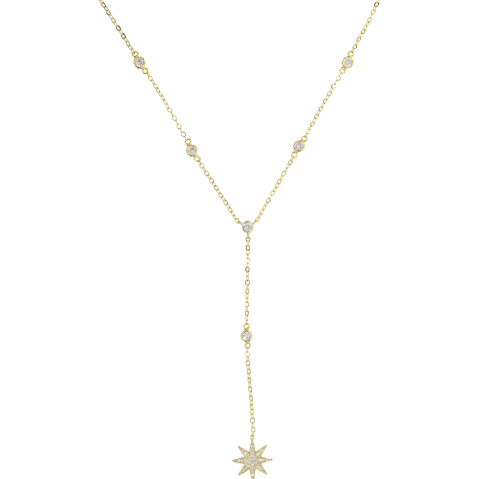 Starburst Lariat Necklace