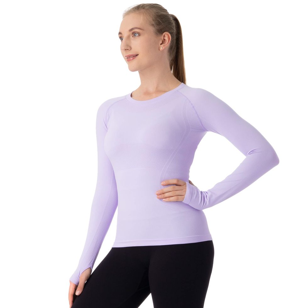 Buy Baleaf Women's Long Sleeve Open Back Workout Yoga Top Shirts