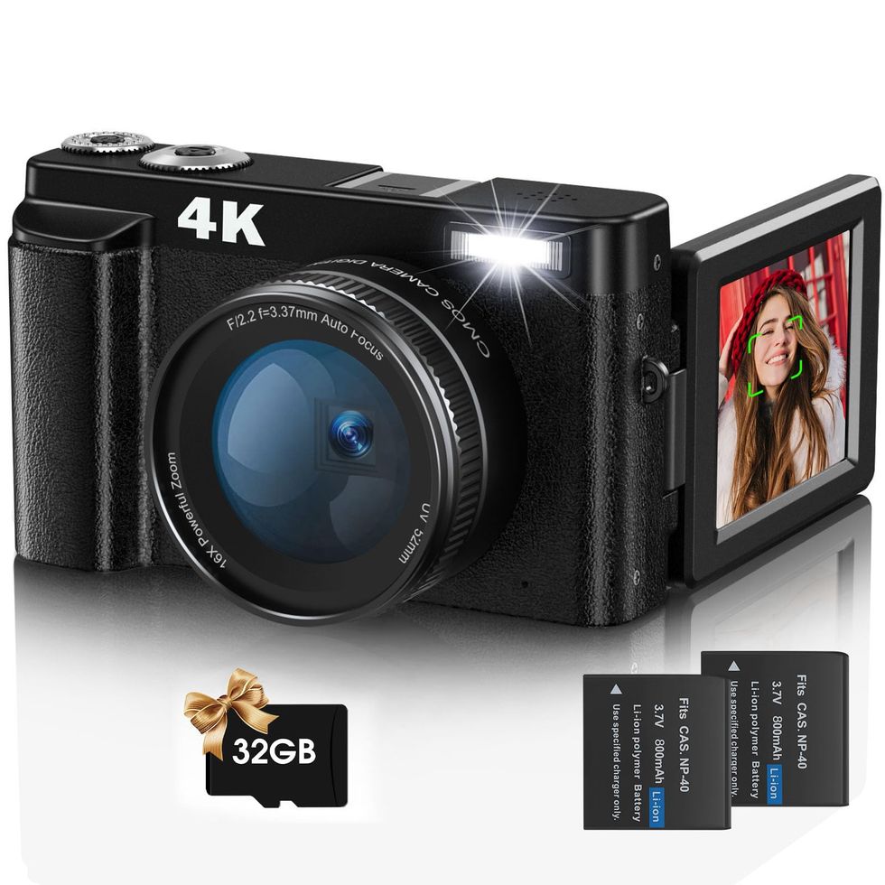 Fotocamera Digitale Jumobuis 4K 48MP Compatta Ricaricabile