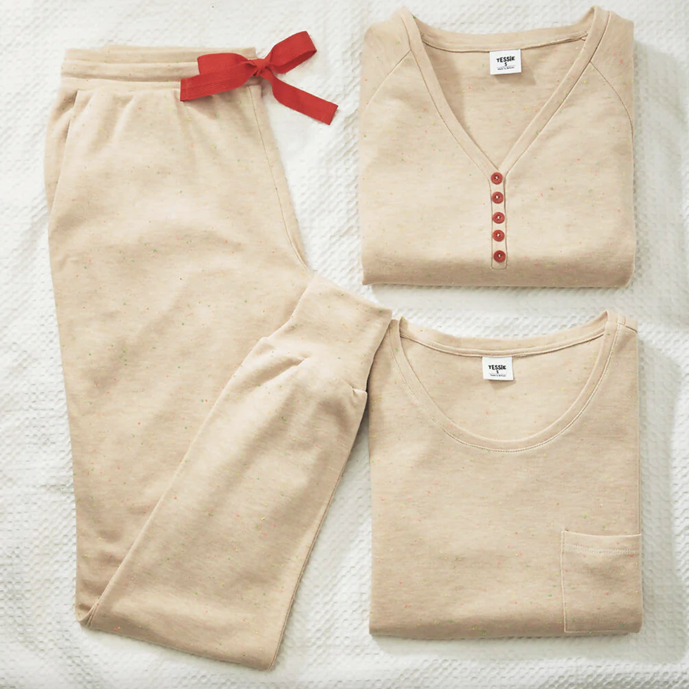 Confetti Long Sleeve Top and Trousers Pyjama Set