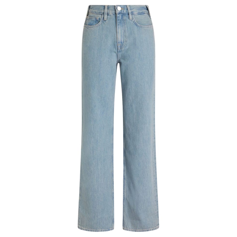 Frame straight jeans met hoge taille
