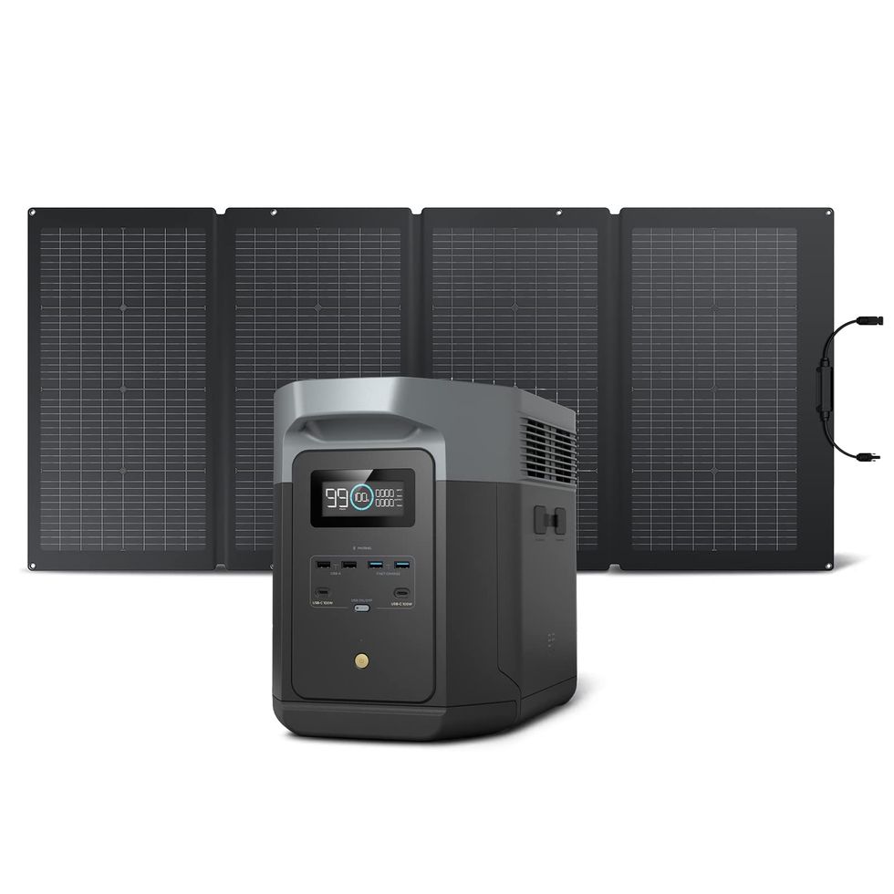 Delta 2 Max Portable Power Station with Solar Panel