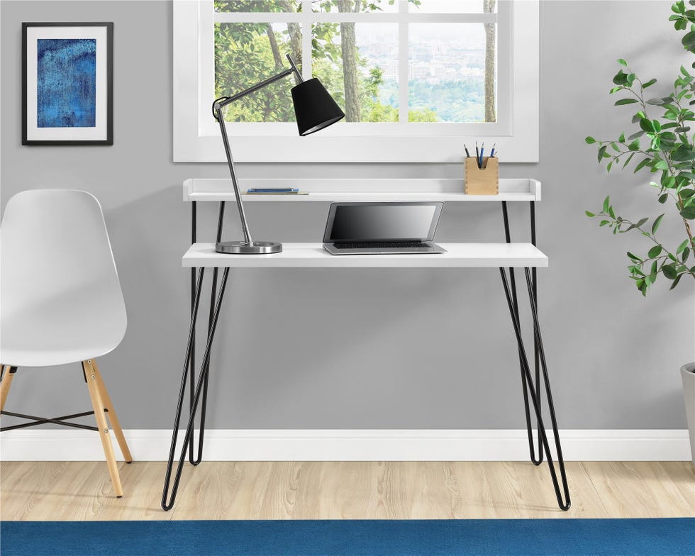 Retro Computer Desk with Riser
