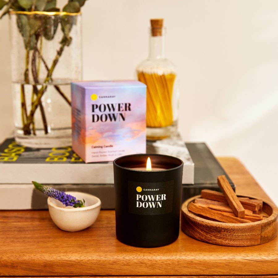 Power Down Calming CBD Scented Candle