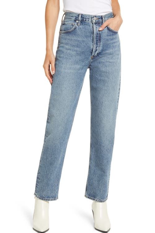 '90s Pinch High Waist Straight Leg Organic Cotton Jeans