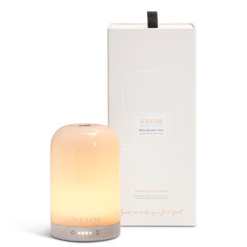 Wellbeing Pod Essential Oil Diffuser with Blush Glass Cover-£105