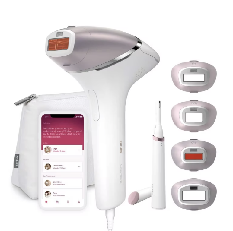 Lumea IPL Hair Removal 8000 Series - Hair Removal Device with SenseIQ Technology, 4 Attachments (BRI949/00)