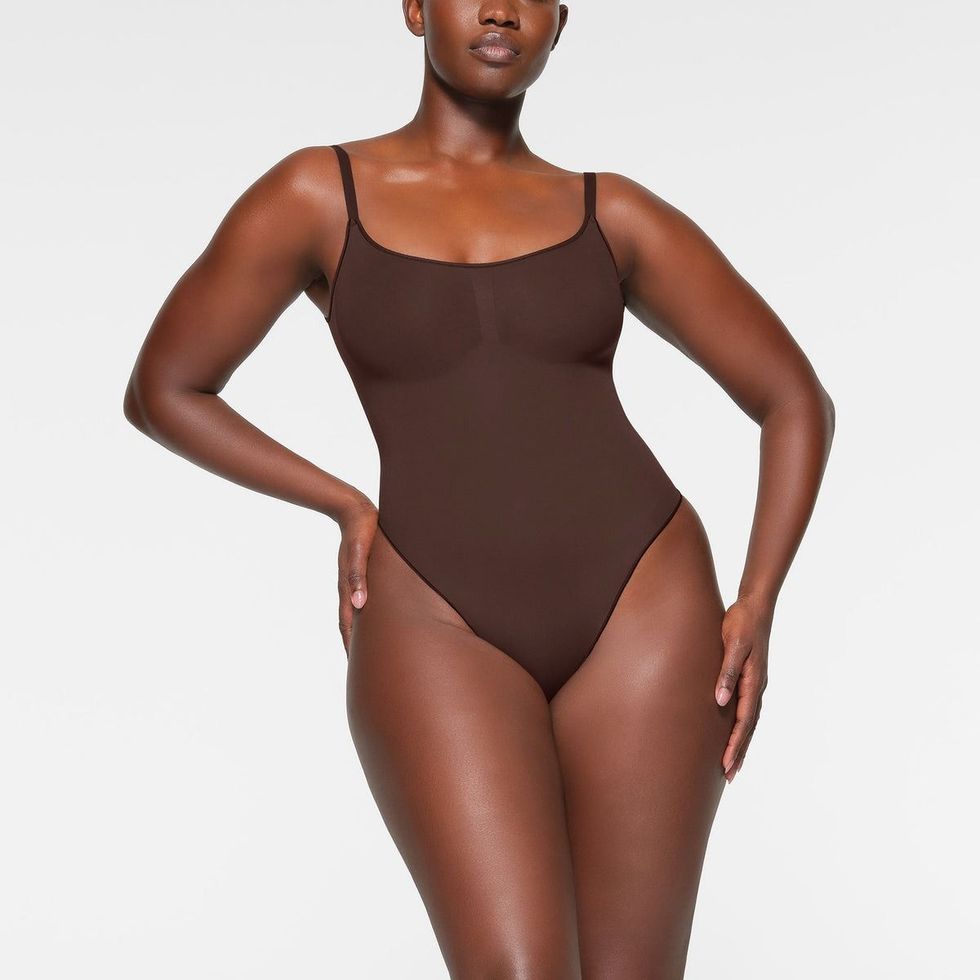 Womens Skims brown Everyday Sculpt Bodysuit