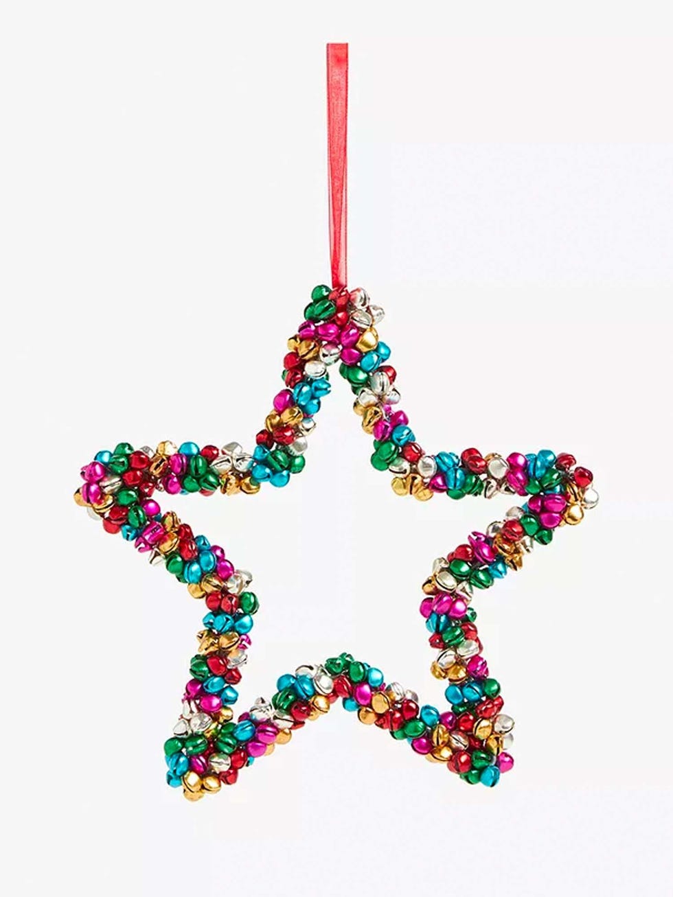 Rainbow Time Capsule Bell Star Hanging Decoration