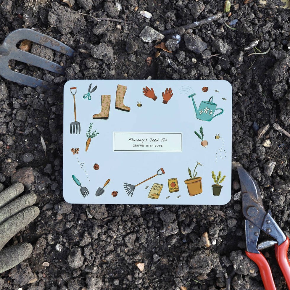 Personalised Gardening Seed Tin