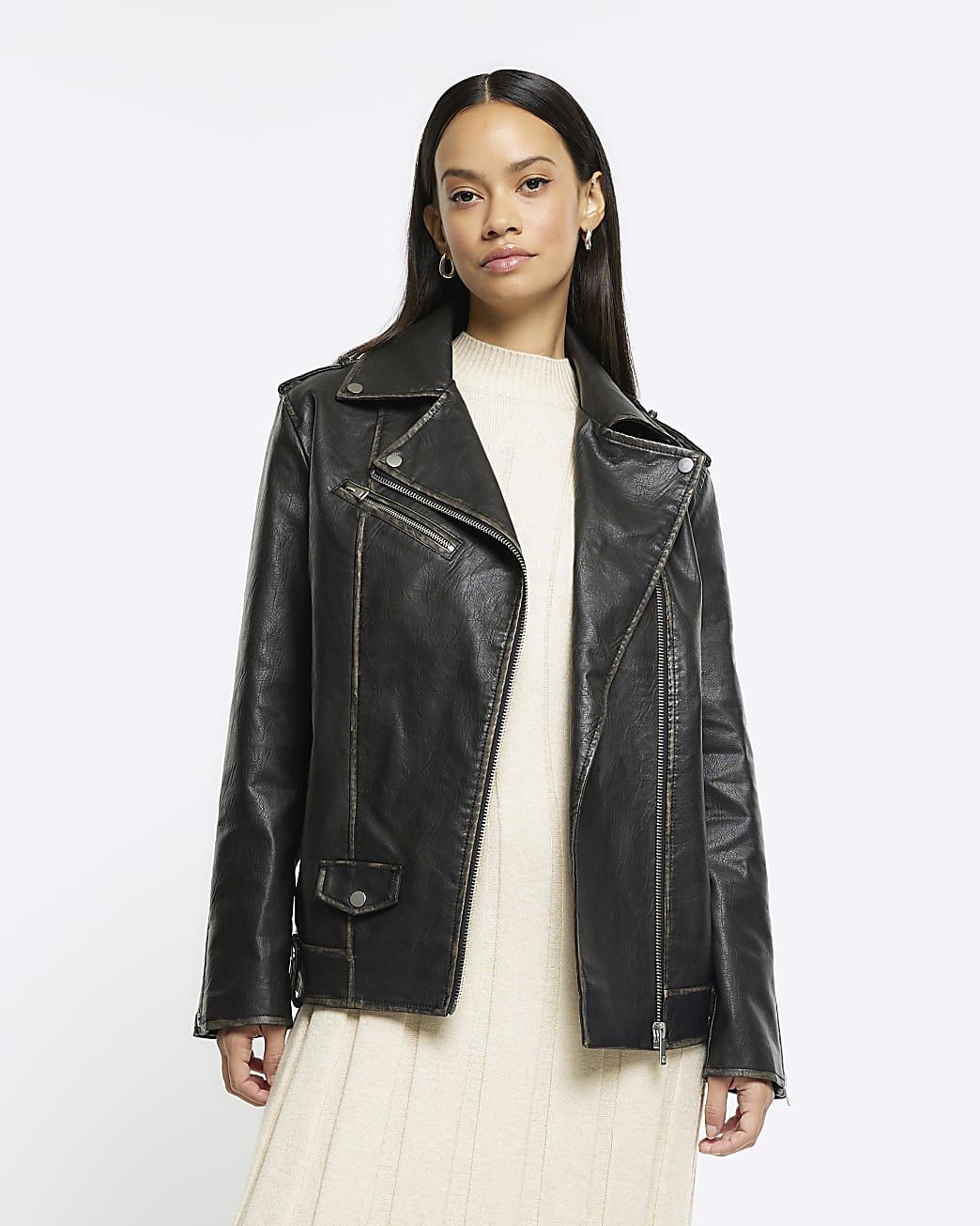 Best faux leather jacket on sale uk