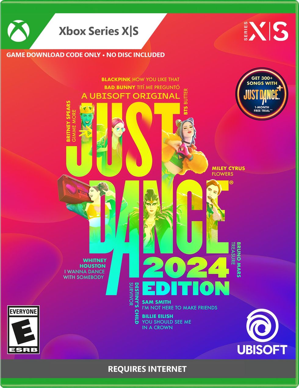 Just Dance 2024 Edition - Amazon Exclusive Bundle | Xbox Series X (Code in Box & Ubisoft Connect Code)
