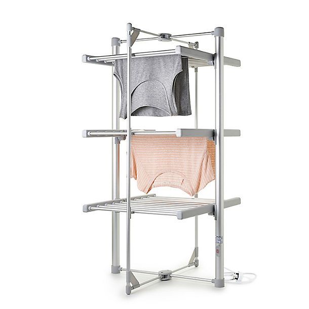 Heated airer and discount cover