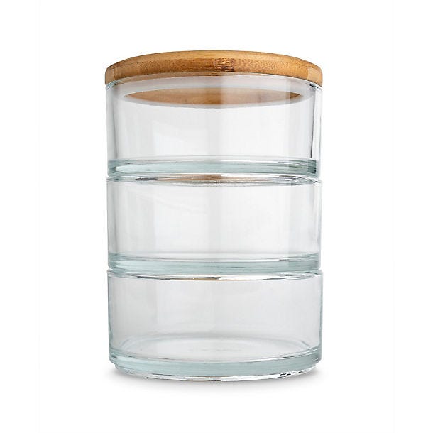 Ooni Stack Stacking Glass Storage Bowls