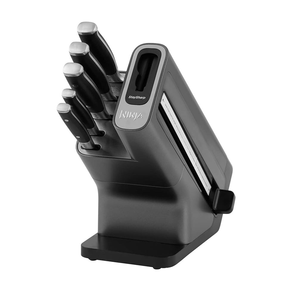 Foodi StaySharp Knife Block with Integrated Sharpener