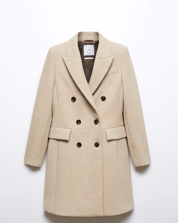 Warm Camel Wool Coat / Woman Wool Overcoat / Autumn Soft Wool Coat