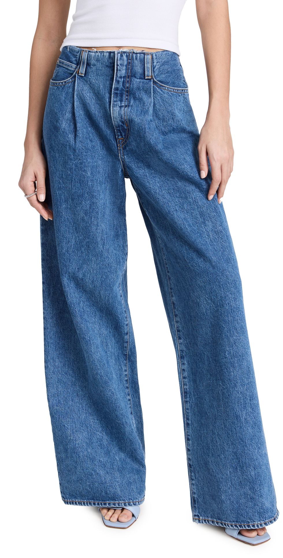 Kids Jeans Fashion Hole Design Bell Bottom Girl's Denim Pants,6M