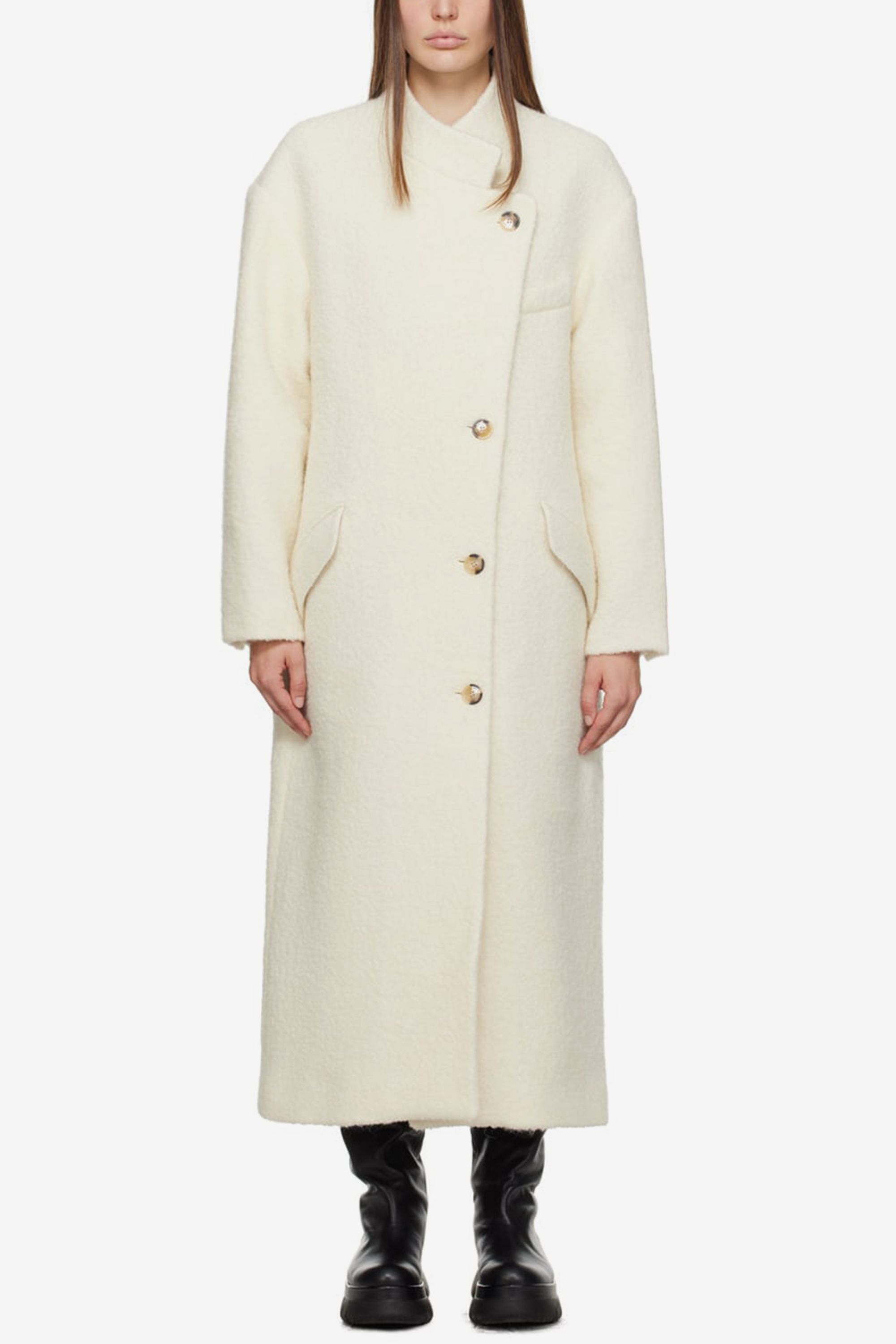 White wool hot sale coats sale