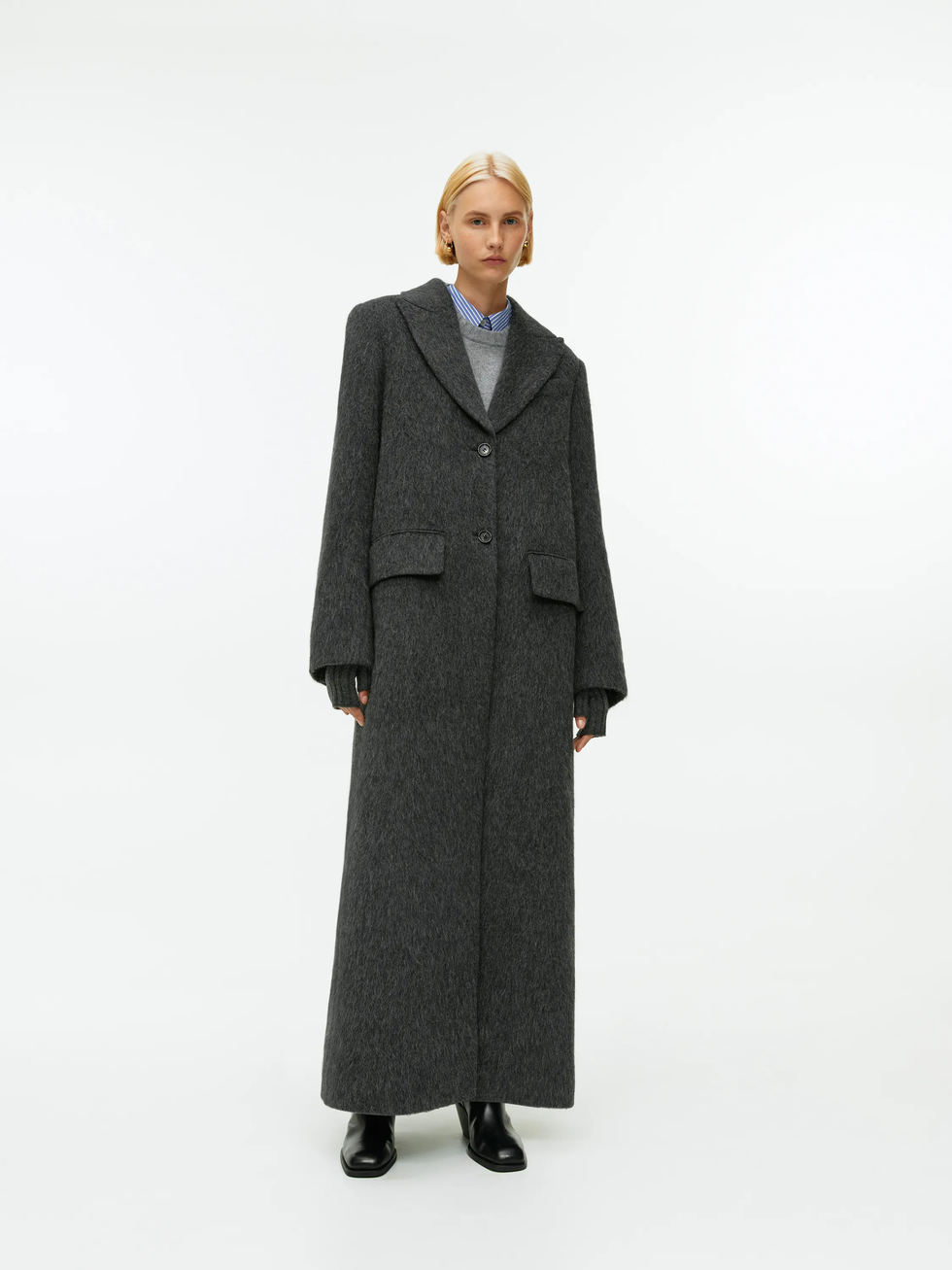 Full-Length Wool Coat