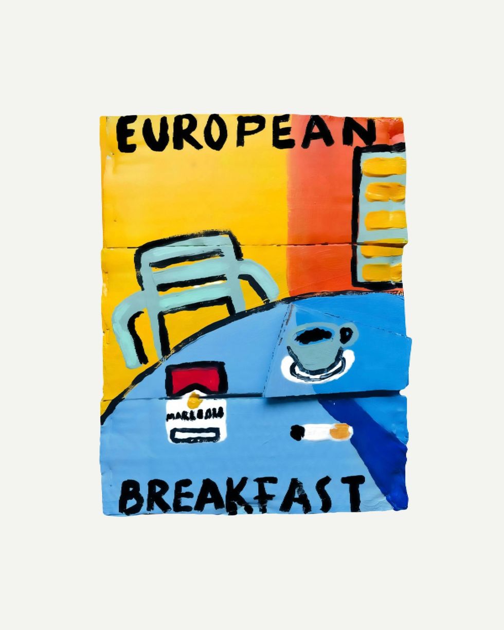 European Breakfast Print