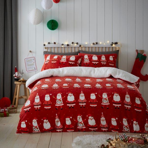 Bedlam Jolly Santa Duvet Cover & Pillowcase Set-£22-£32