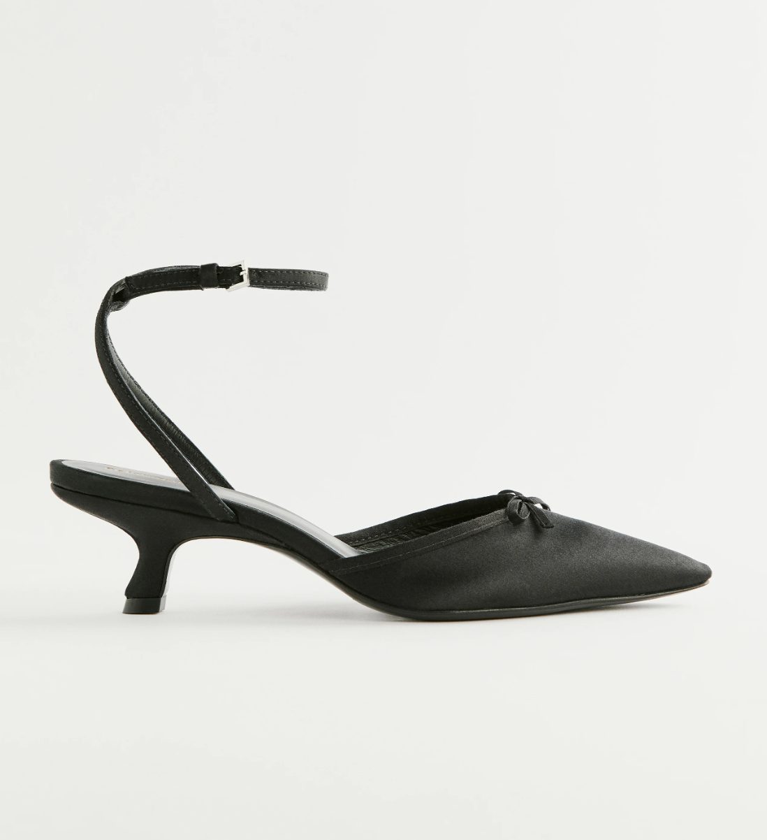 Kitten Heels Pointed Toe Genuine Leather Classy Pumps For Women | Pointed  toe shoes, Heels, Black pumps heels