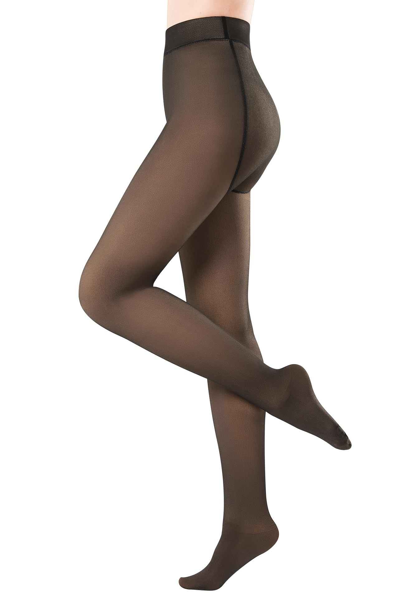 Ladies cheap fleece tights