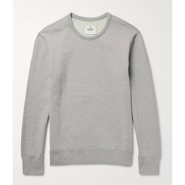 Loopback Cotton-Jersey Sweatshirt