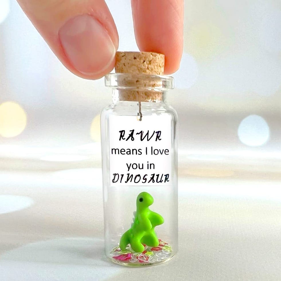 Dinosaur Glass Bottle 