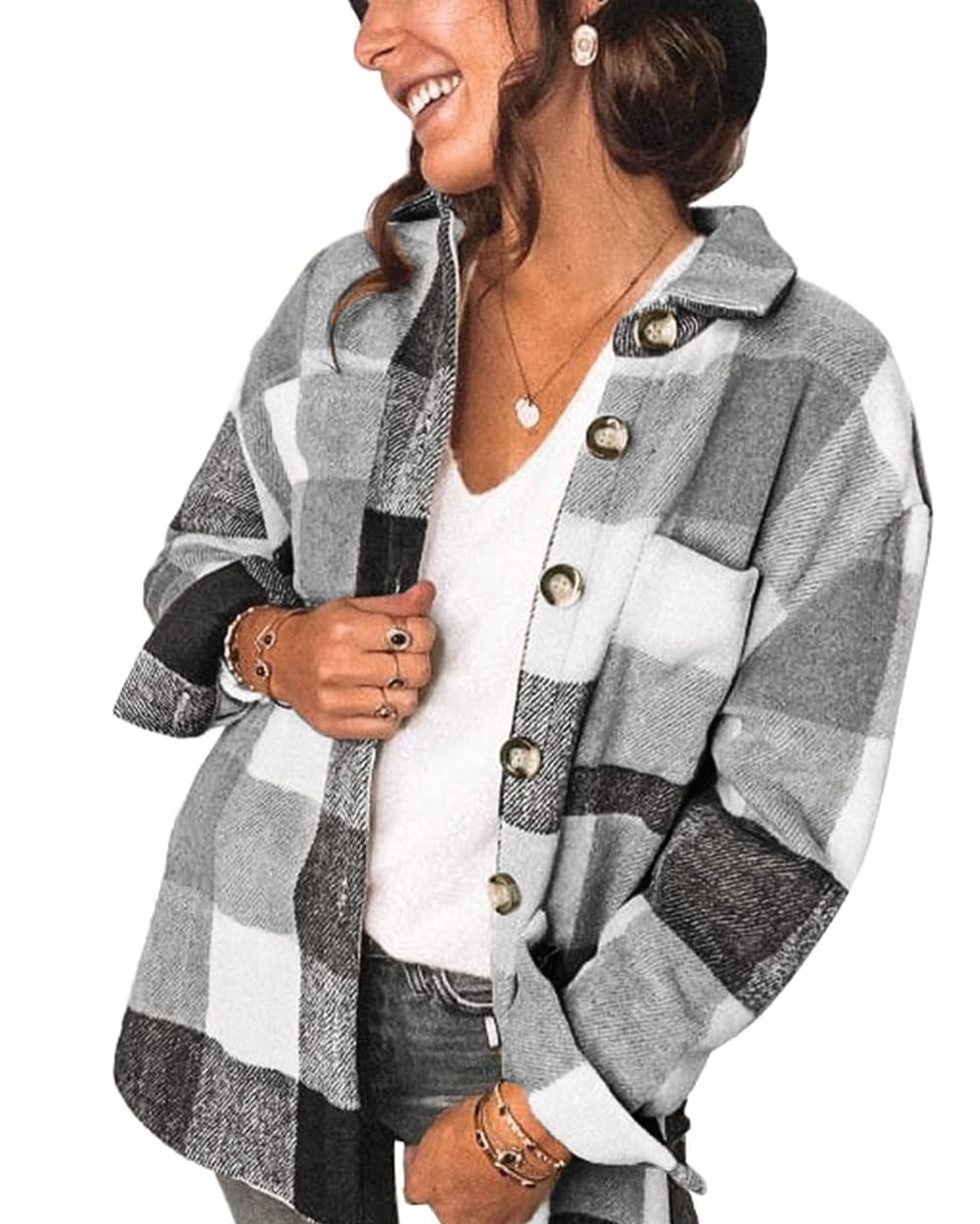 Walmart's Bestselling Flannel Shacket Is Over 50% Off Right Now
